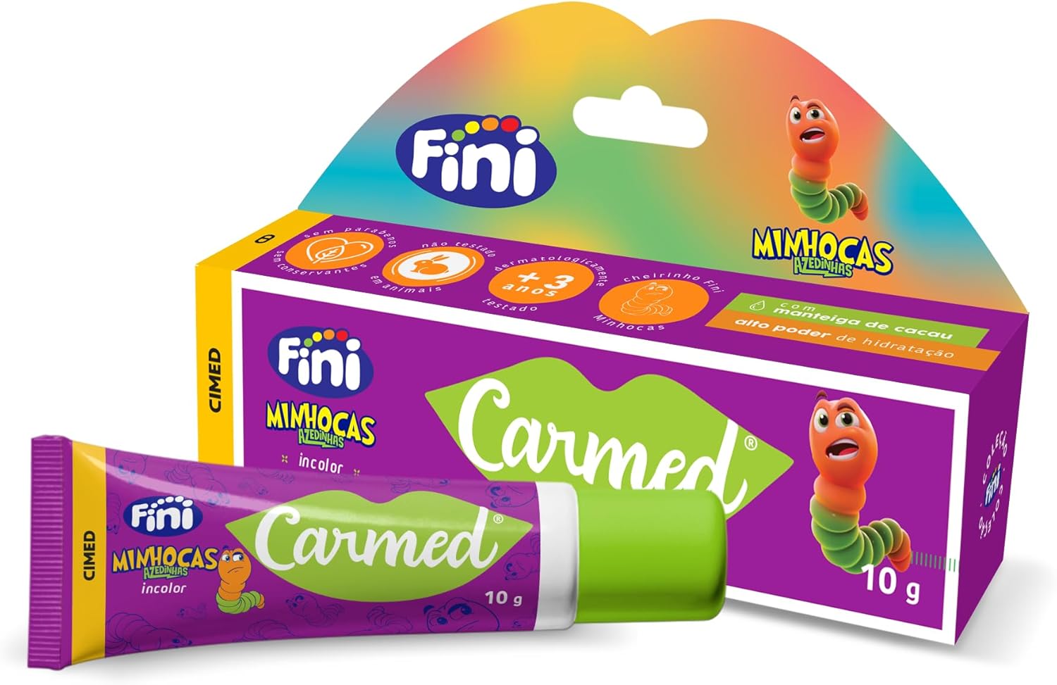Carmed Fini Minhocas Hidratante Labial 10g - Imagem 2