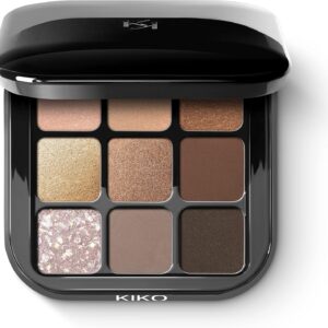 KIKO MILANO, New Glamour Multi Finish Eyeshadow Palette, Paleta de Sombras, Cor