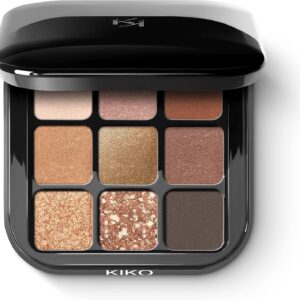 KIKO MILANO, New Glamour Multi Finish Eyeshadow Palette, Paleta de Sombras, Cor 02 Sunset Vibes
