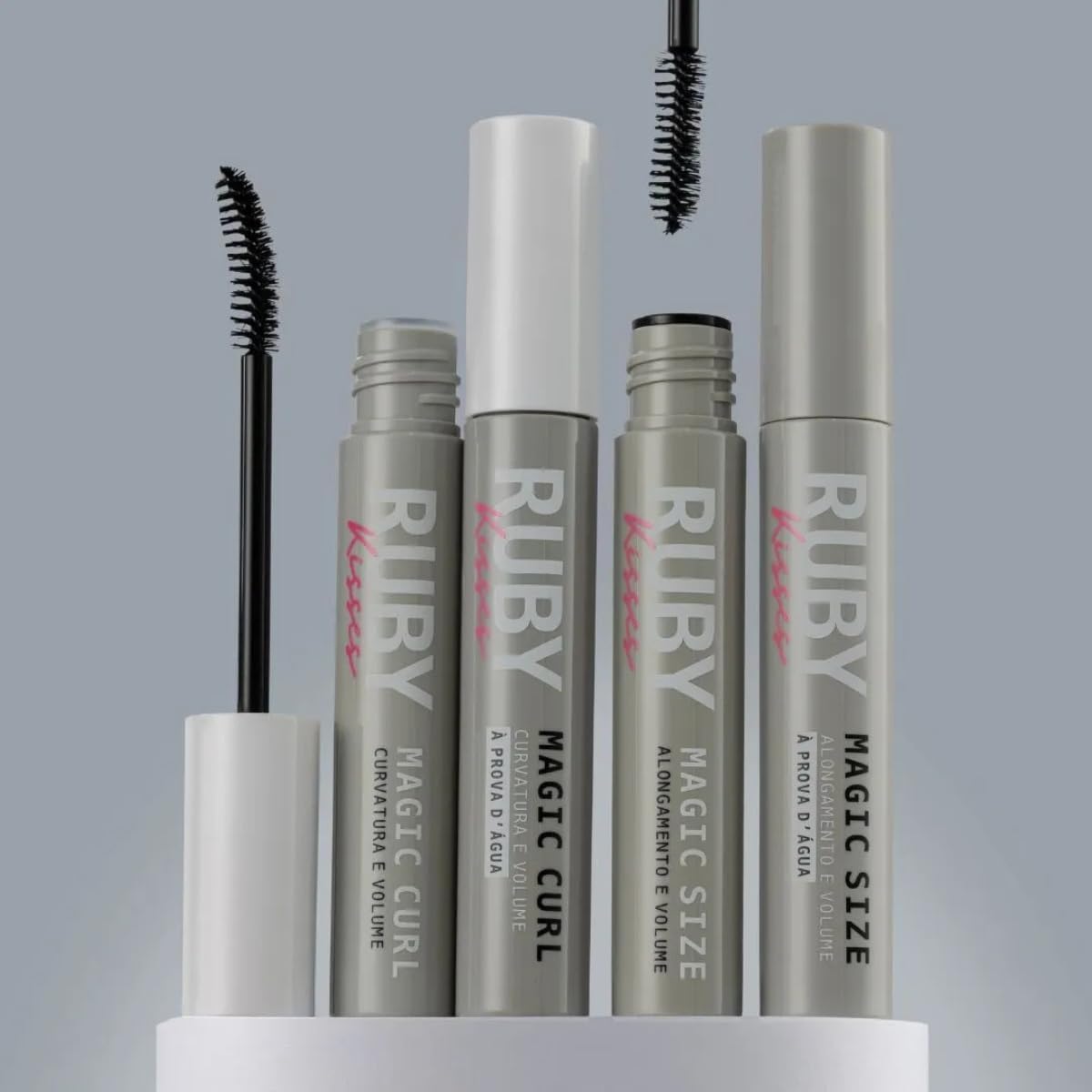 MASCARA DE CILIOS MAGIC CURL PRETA COM CURVATURA MASTER KNY - Imagem 6