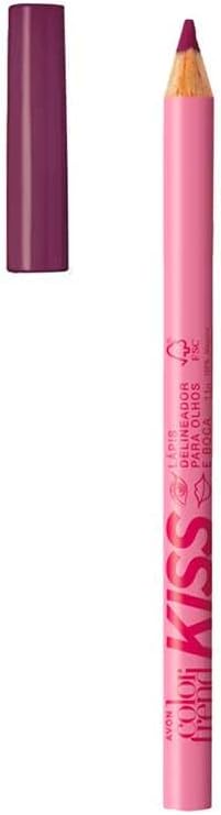 AVON COLOR TREND LAPIS OLHOS E BOCA PURPLE PAIXÃO ROXAO 1,1g