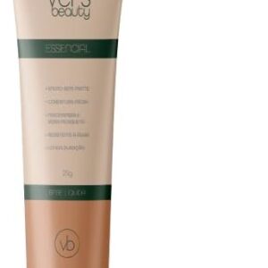 Vers Beauty Base Líquida Essencial Cor 07 Efeito Soft Matte com Niacinamida e Rosa Mosqueta