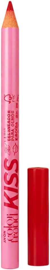 AVON COLOR TREND LAPIS OLHOS E BOCA RED BATIDA DE VINHO 1,1g - Imagem 6