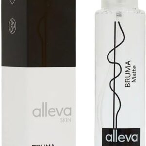 Bruma Facial Matte Alleva, 130ML - Fixador de Maquiagem Matificante, Controla Oleosidade e Refresca a Pele