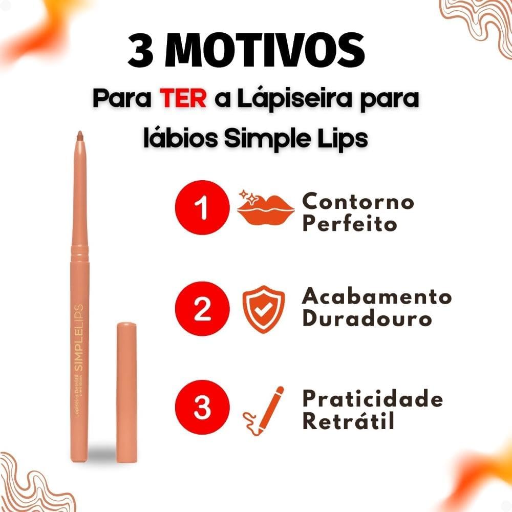 MARI MARIA LAPISEIRA RETRÁTIL PARA LÁBIOS - SIMPLE LIPS TOFFEE TEMPLATION - Imagem 5