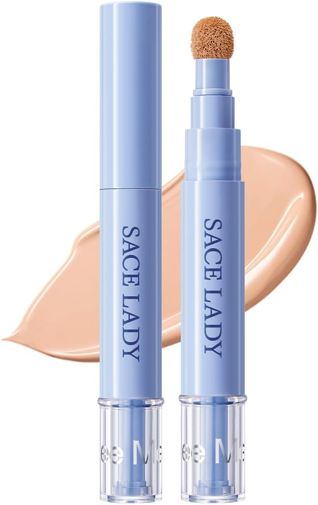 SACE LADY Corretivo De Alta Cobertura, Sérum Iluminador Para Olhos, Manchas, Vermelhidão E Olheiras, Com Retinol E Ácido Hialurônico, Hidratação 24 Horas (04 Natural)