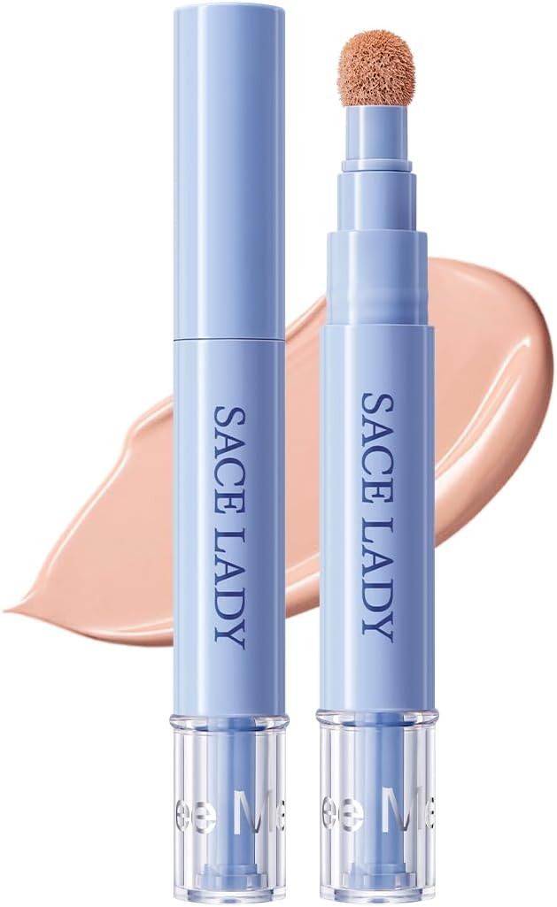 SACE LADY Corretivo De Alta Cobertura, Sérum Iluminador Para Olhos, Manchas, Vermelhidão E Olheiras, Com Retinol E Ácido Hialurônico, Hidratação 24 Horas (03 Light Natural)