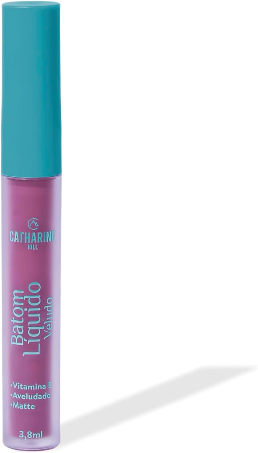 Catharine Hill Batom Líquido Veludo 1014/V2 Pink Velvet 3,8ml Acabamento Aveludado Matte Elegante Vitamina E Silicone - Imagem 3