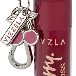 Gloss Labial Vizzela Cherry Volumoso Hidratante Brilho Irresistível Vegano Original Vizzela