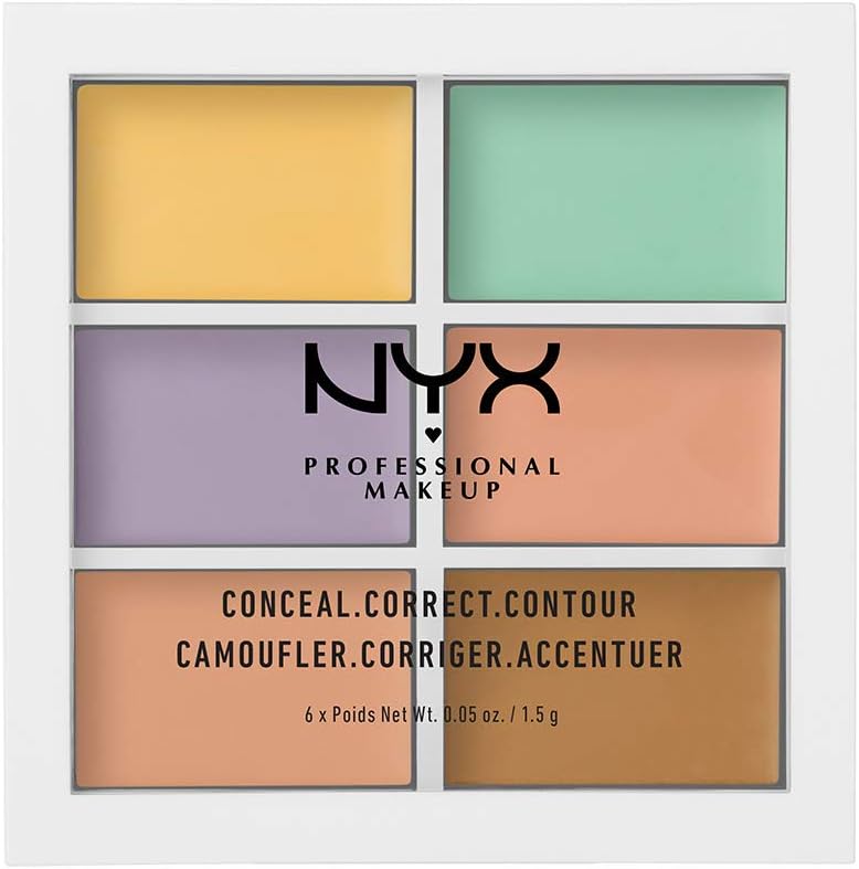 Paleta De Corretivos Color Correcting 6 Cores Nyx