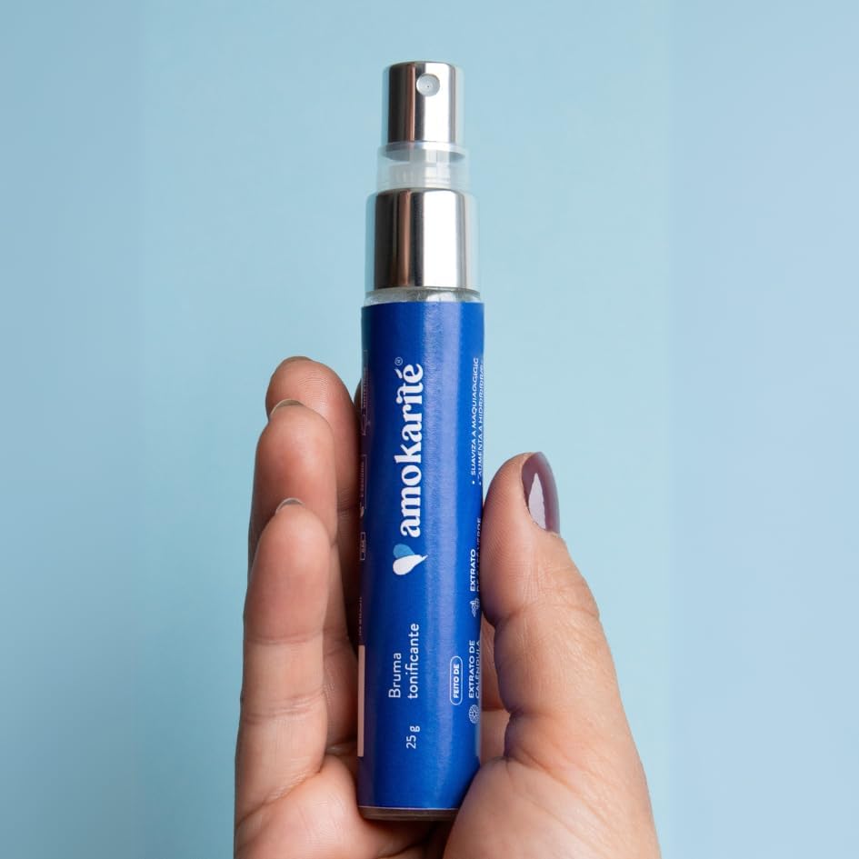 Bruma Tonificante AmoKarité- 25g, Hidratante e Fixador de Maquiagem - Imagem 2