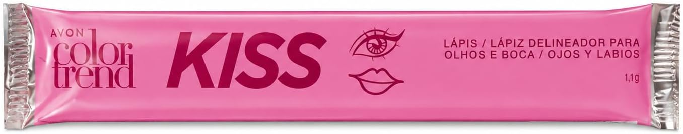 AVON COLOR TREND LAPIS OLHOS E BOCA RED BATIDA DE VINHO 1,1g - Imagem 3