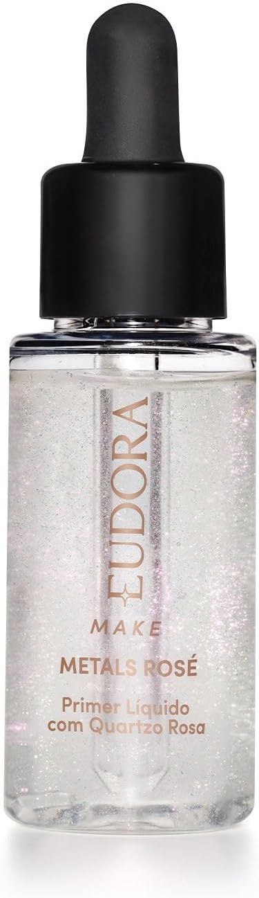 Eudora Make Primer Facial Líquido Metals Rosé 32ml