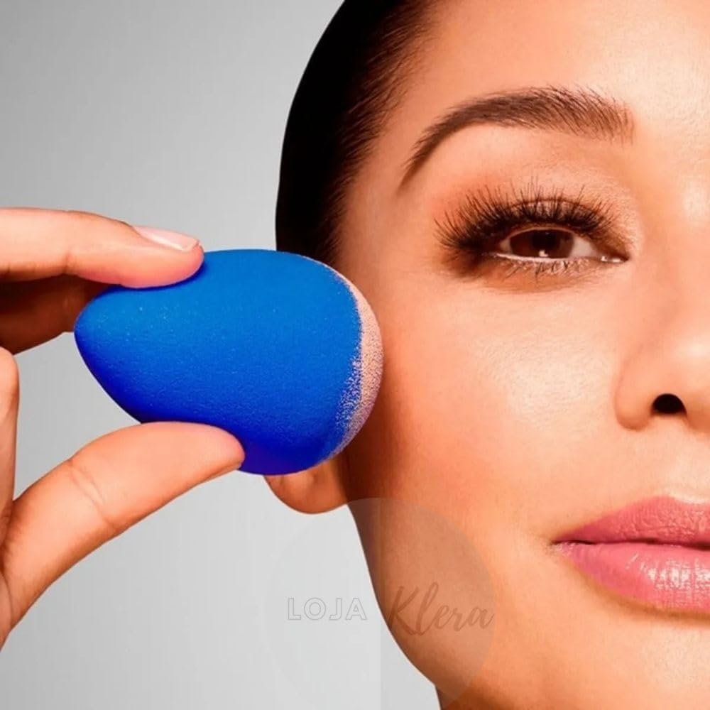 Kit 11 Esponjas Facial Para Maquiagem Multifuncional + 1 Suporte - Imagem 8
