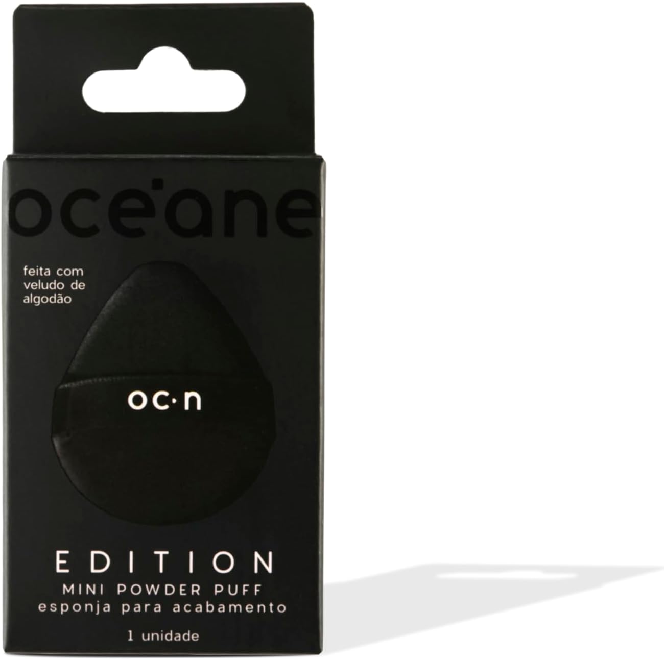 Oceane -Mini Powder Puff - Esponja Para Acabamento./Preto - Imagem 2