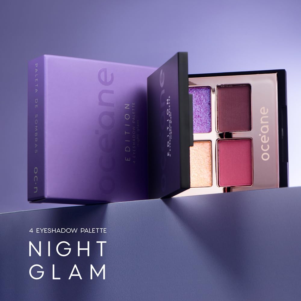 Océane Oceane Paleta De Sombras - Eyeshadow Palette Night Glam Océane Edition 4,5G - Imagem 4