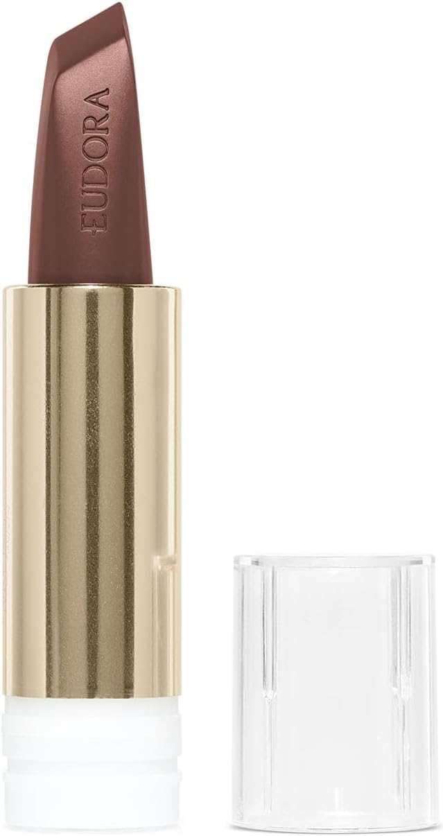 Eudora Refil Batom Matte Marrom Determinado Glam Amulips 3,4g