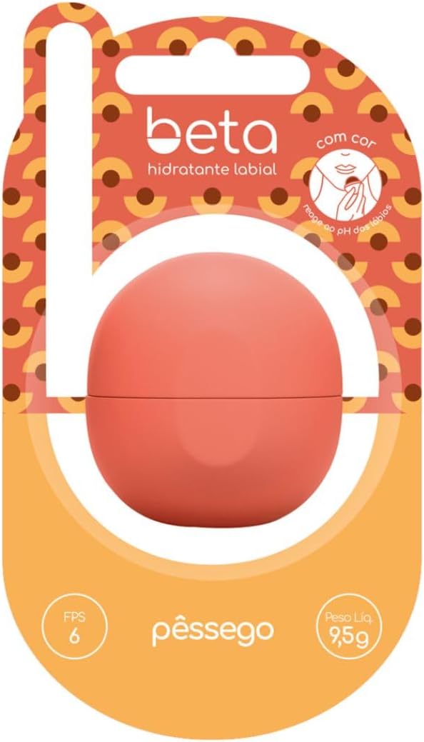 Beta Hidratante Labial Next Gen Pêssego 9,5g | Cor Inteligente Marsala e FPS 6