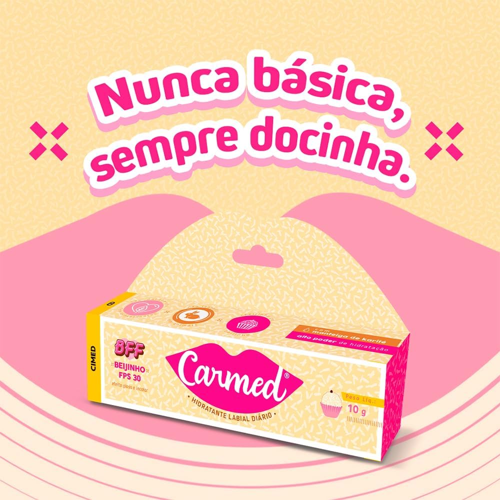 Carmed BFF Beijinho FPS 30 Hidratante Labial 10g - Imagem 4