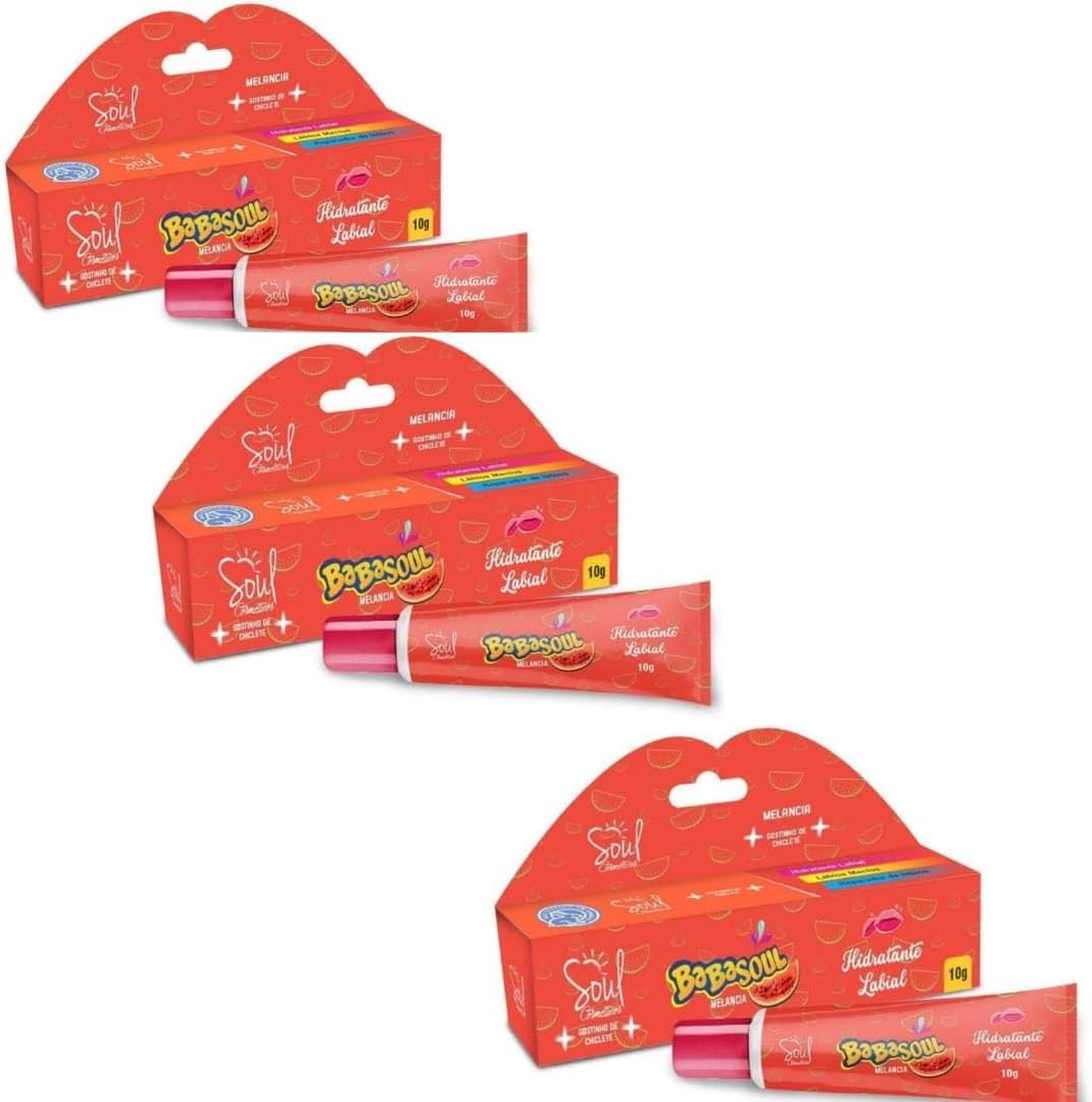 Hidratante Labial Babasoul Morango Soul 10g