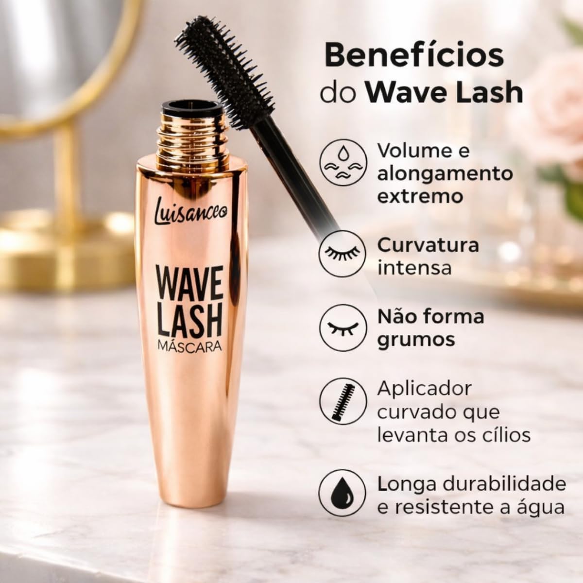 Mascara Wave Lash Mascara Para Cilios - Luisance - L3056, Luisanse - Imagem 3