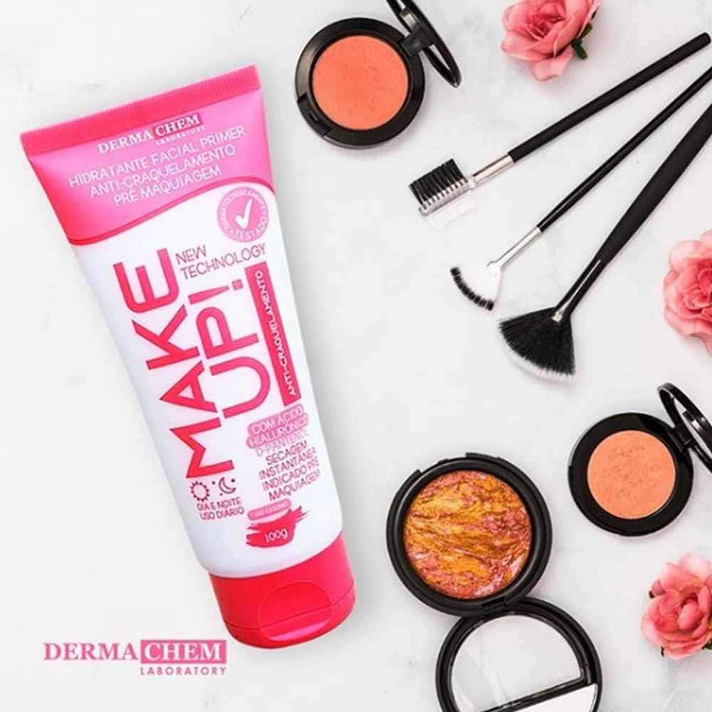 Hidratante Facial Dermachem Primer Anti-Craquelamento Pré Maquiagem - 100g - Imagem 5