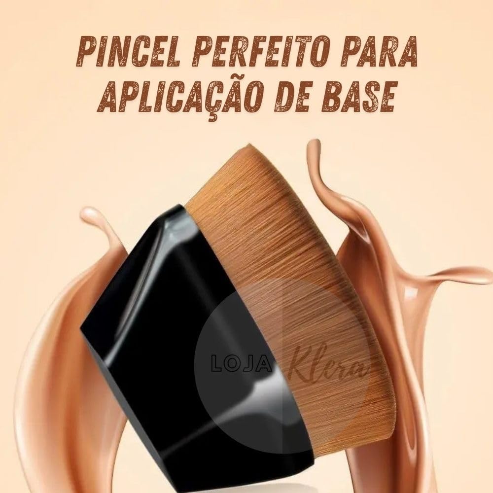 Kit Esponjas e Pincel para Maquiagem Profissional com Estojo – 1 Pincel Hexagonal, 1 Esponja Cogumelo, 2 Esponjas Gota 3D – Aplicação de Base, Corretivo, Contorno, Pó, Blush e Iluminador - Imagem 7