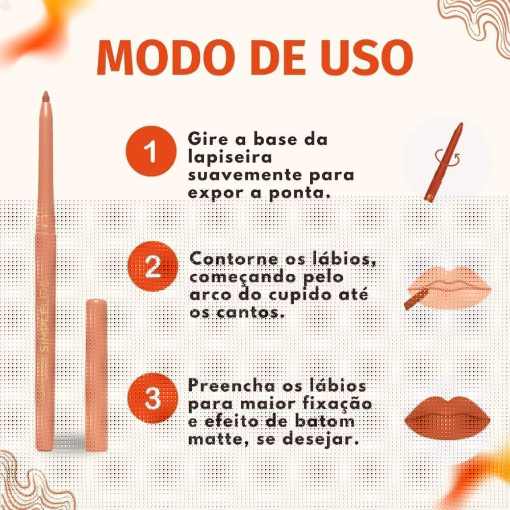 MARI MARIA LAPISEIRA RETRÁTIL PARA LÁBIOS - SIMPLE LIPS TOFFEE TEMPLATION - Imagem 6