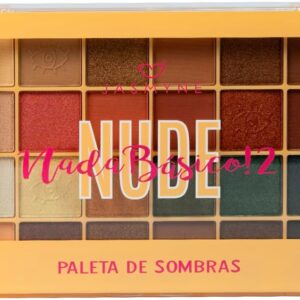 Paleta De Sombras 24 Cores Nude Nada Básico B Jasmyne
