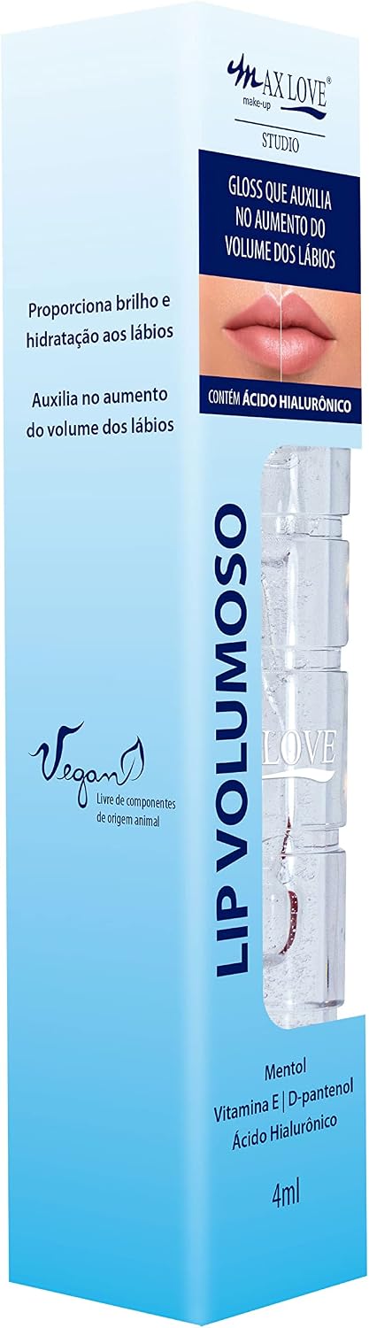 Max Love Lip Volumoso - 1 Labios Gigantes Incolor - Imagem 2
