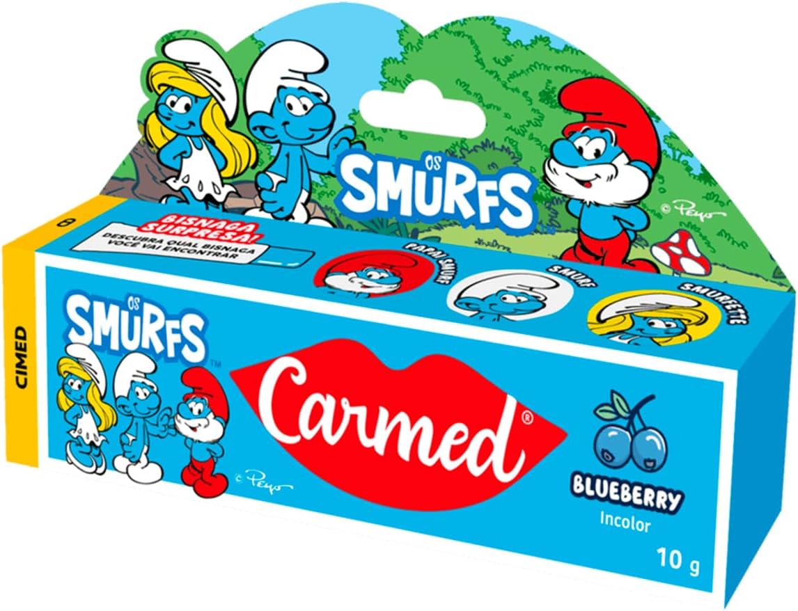 Carmed – Hidratante Labial Smurfs 10g