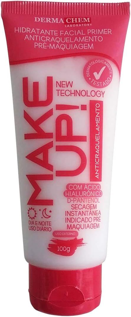 Hidratante Facial Dermachem Primer Anti-Craquelamento Pré Maquiagem - 100g