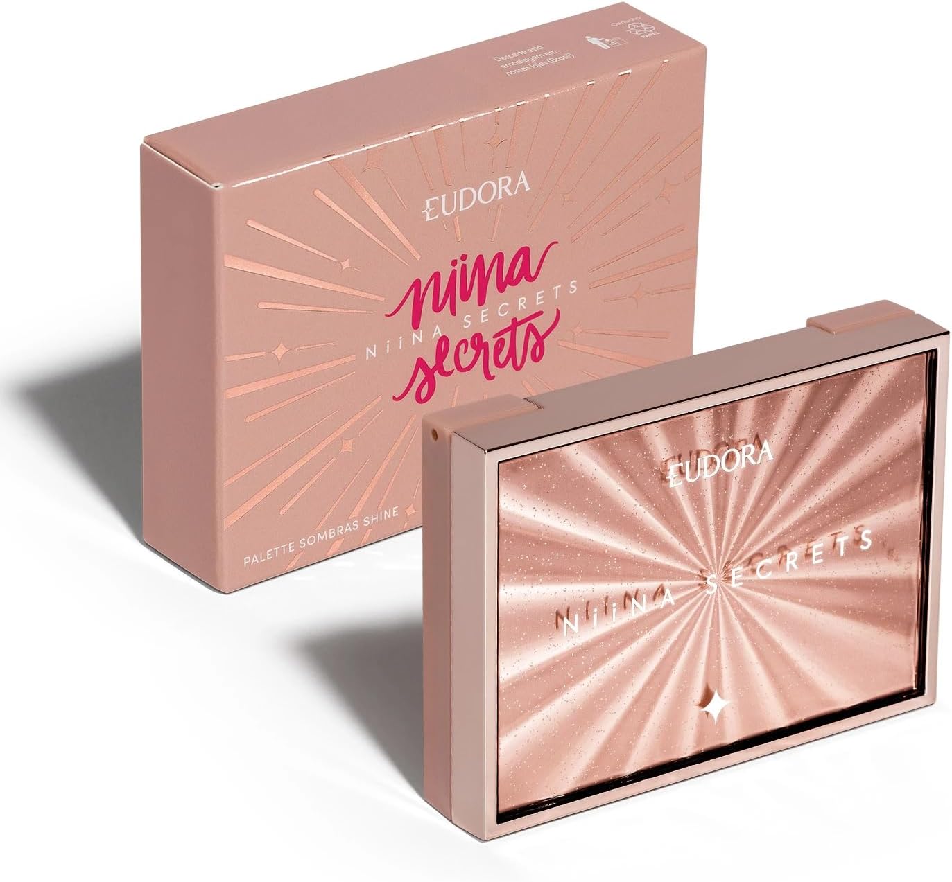 Eudora Niina Secrets Paleta de Cores para os Olhos Shine 5,4g - Imagem 7