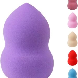 Kit Com 2 Esponjas de Maquiagem em Formato Gota Cores Sortidas