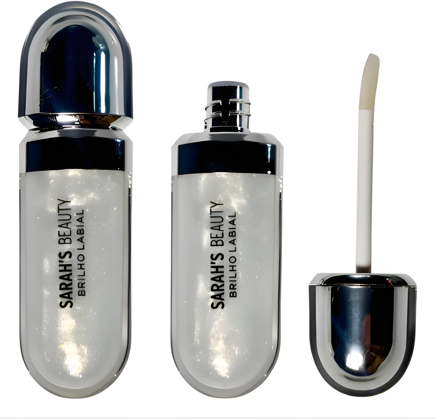 Gloss Labial, Brilho Intenso Espelhado, Hidratação Prolongada, Textura Leve, 8.5ml, Acabamento Cintilante Ref: S6131 - Maquiagem cores do 1 ou 6 (COR 1) - Imagem 5