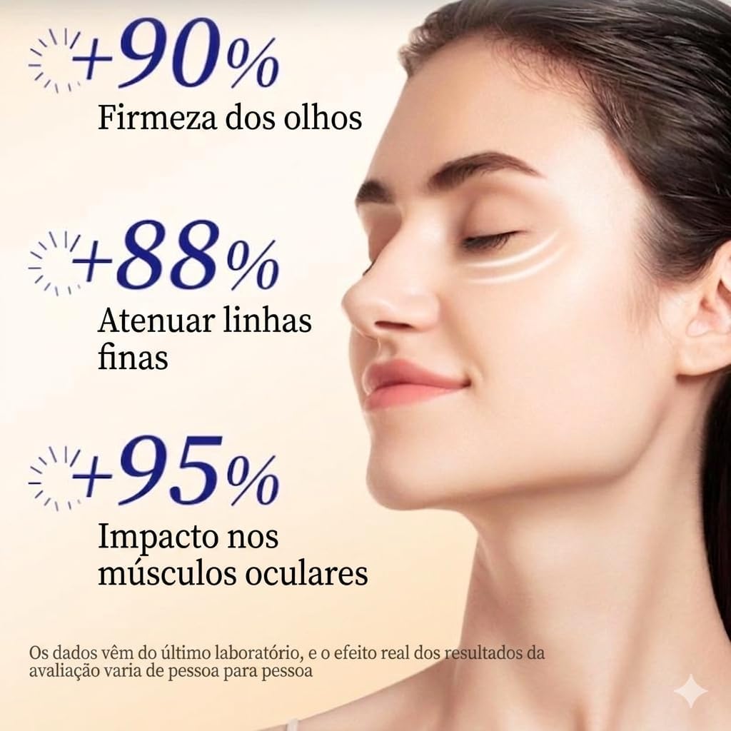 Colágeno Hidrolisado Creme Anti-Idade para Olhos, Anti-Olheiras e Hidratação Intensa 21g - Imagem 3