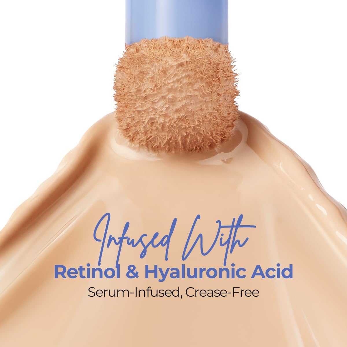SACE LADY Corretivo De Alta Cobertura, Sérum Iluminador Para Olhos, Manchas, Vermelhidão E Olheiras, Com Retinol E Ácido Hialurônico, Hidratação 24 Horas (04 Natural) - Imagem 4