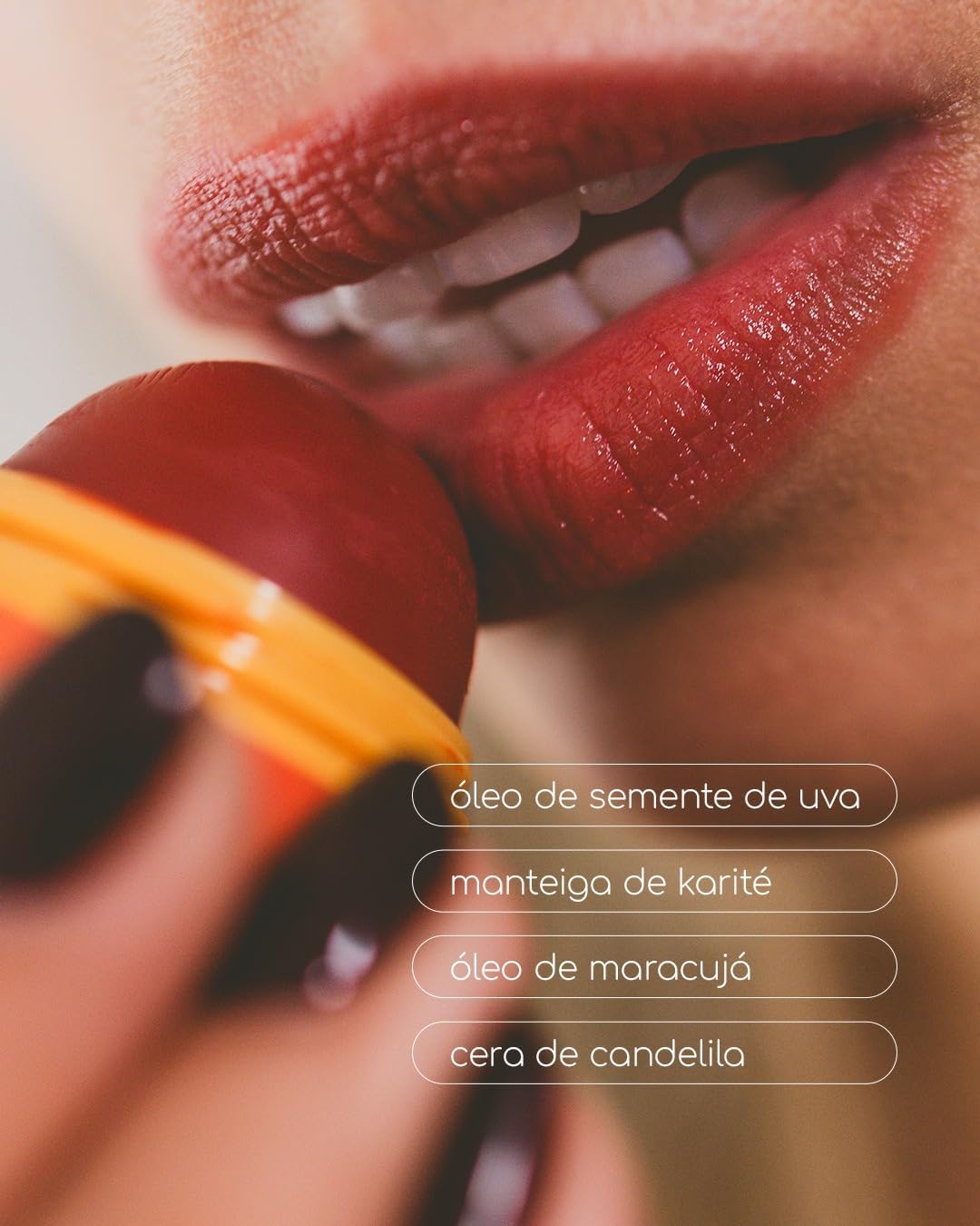 Beta Hidratante Labial Next Gen Pêssego 9,5g | Cor Inteligente Marsala e FPS 6 - Imagem 10