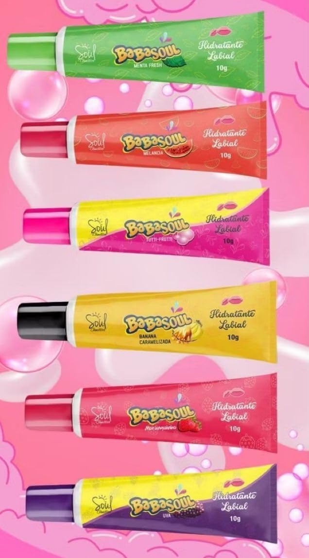 Hidratante Labial Babasoul Morango Soul 10g - Imagem 9