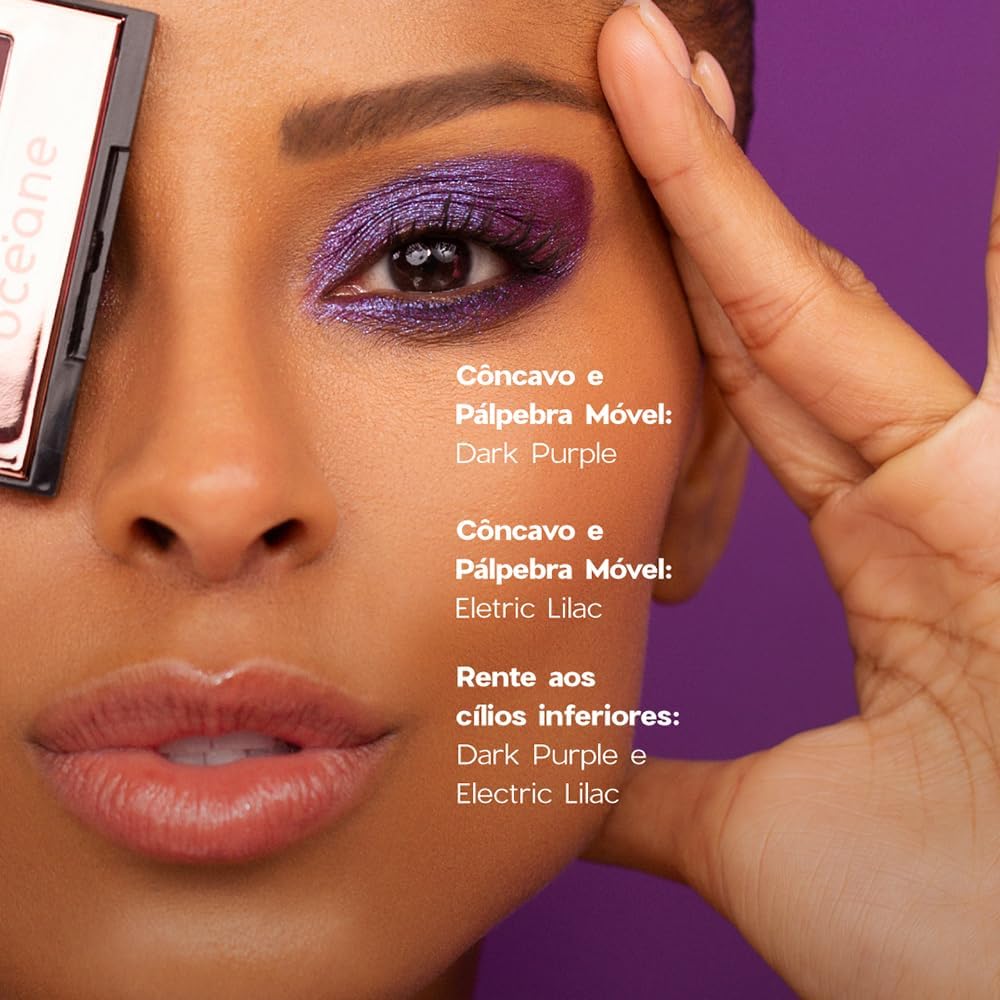 Océane Oceane Paleta De Sombras - Eyeshadow Palette Night Glam Océane Edition 4,5G - Imagem 7