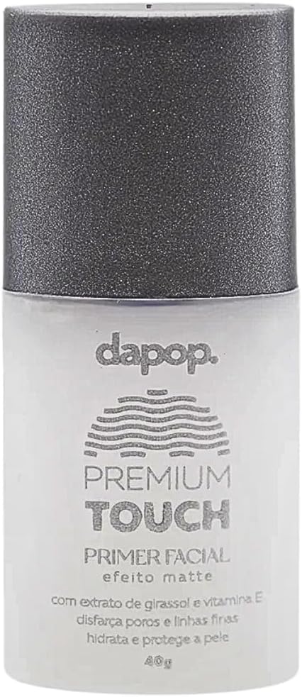 Primer Facial Matte Aveludado Premium Touch Controla oleosidade, Minimiza Poros imperfeições