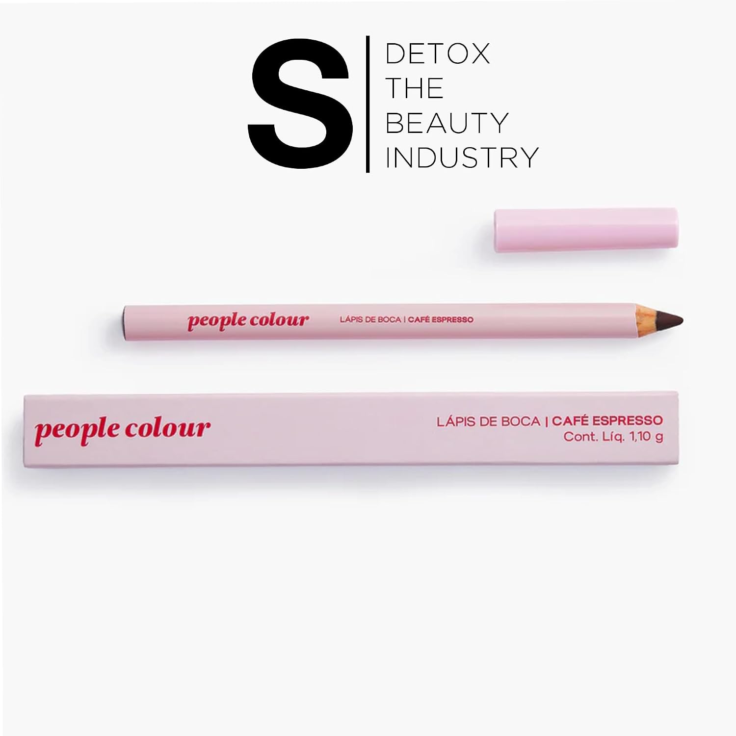 Lápis Labial Soft Matte Marrom Marcante Vegano Hidratante Simple Organic - Imagem 10