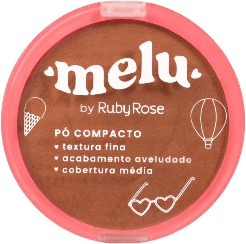 Pó Facial Compacto Melu RR8536 E160 RubyRose