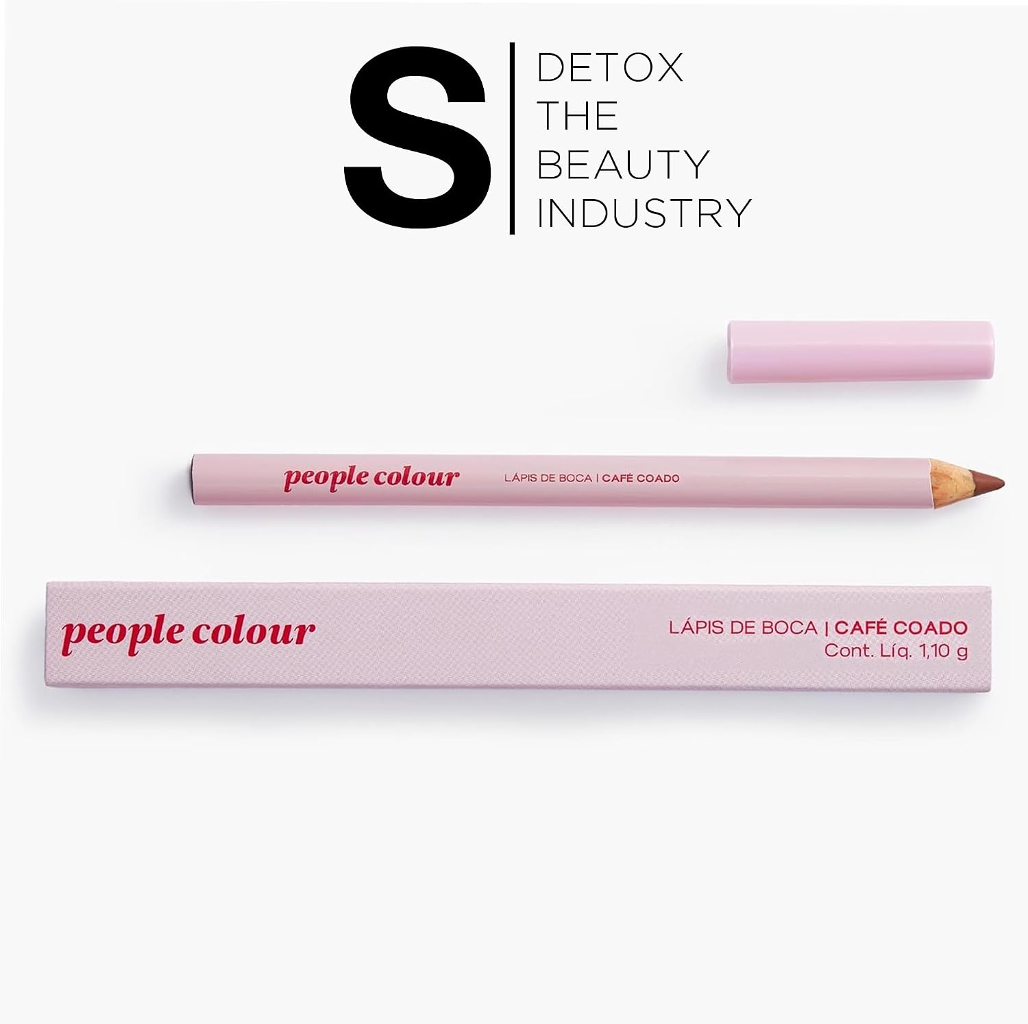 Lápis Labial Soft Matte Marrom Nude Vegano Hidratante People Colour - Imagem 10