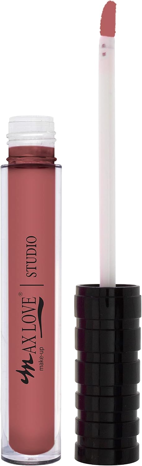 Batom Nude Matte 30H Max Love - Cor 650 Perfect Nude - Líquido Velvety - Alta Pigmentação e Conforto - Maquiagem Batom - Imagem 2