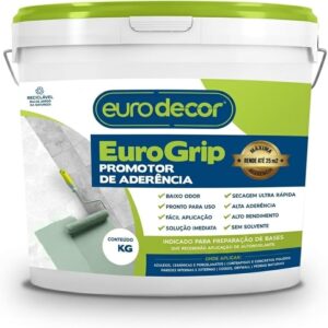 Super Primer Autonivelante 1kg Eurodecor Base Piso e Parede