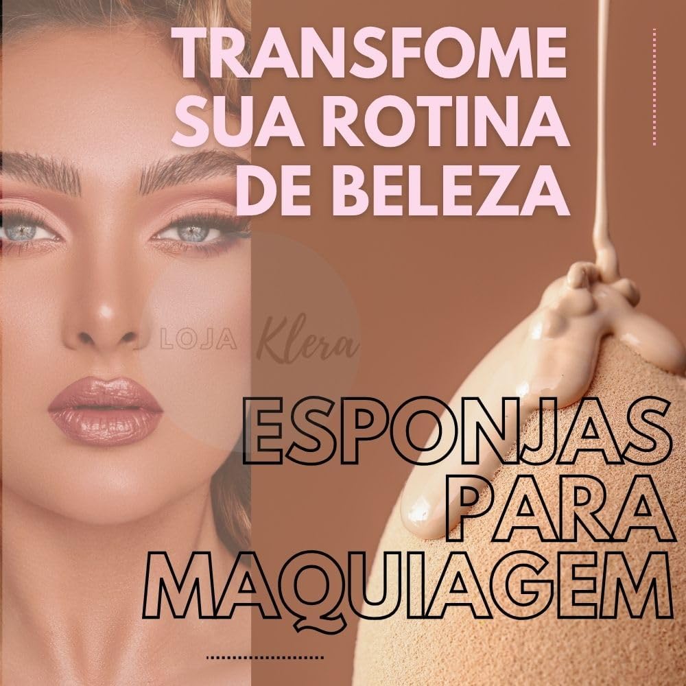 Kit 11 Esponjas Facial Para Maquiagem Multifuncional + 1 Suporte - Imagem 7