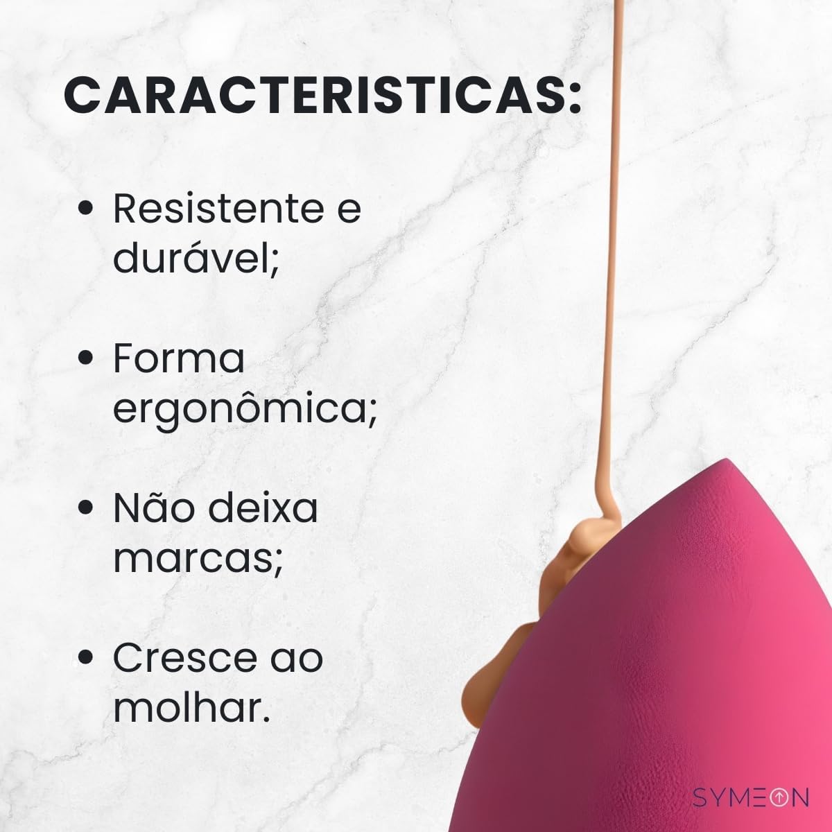 Kit 12 Esponja De Maquiagem Facial Espuma Beauty Blender Para Base Corretivo Pó Contorno Multicolorido - Imagem 2