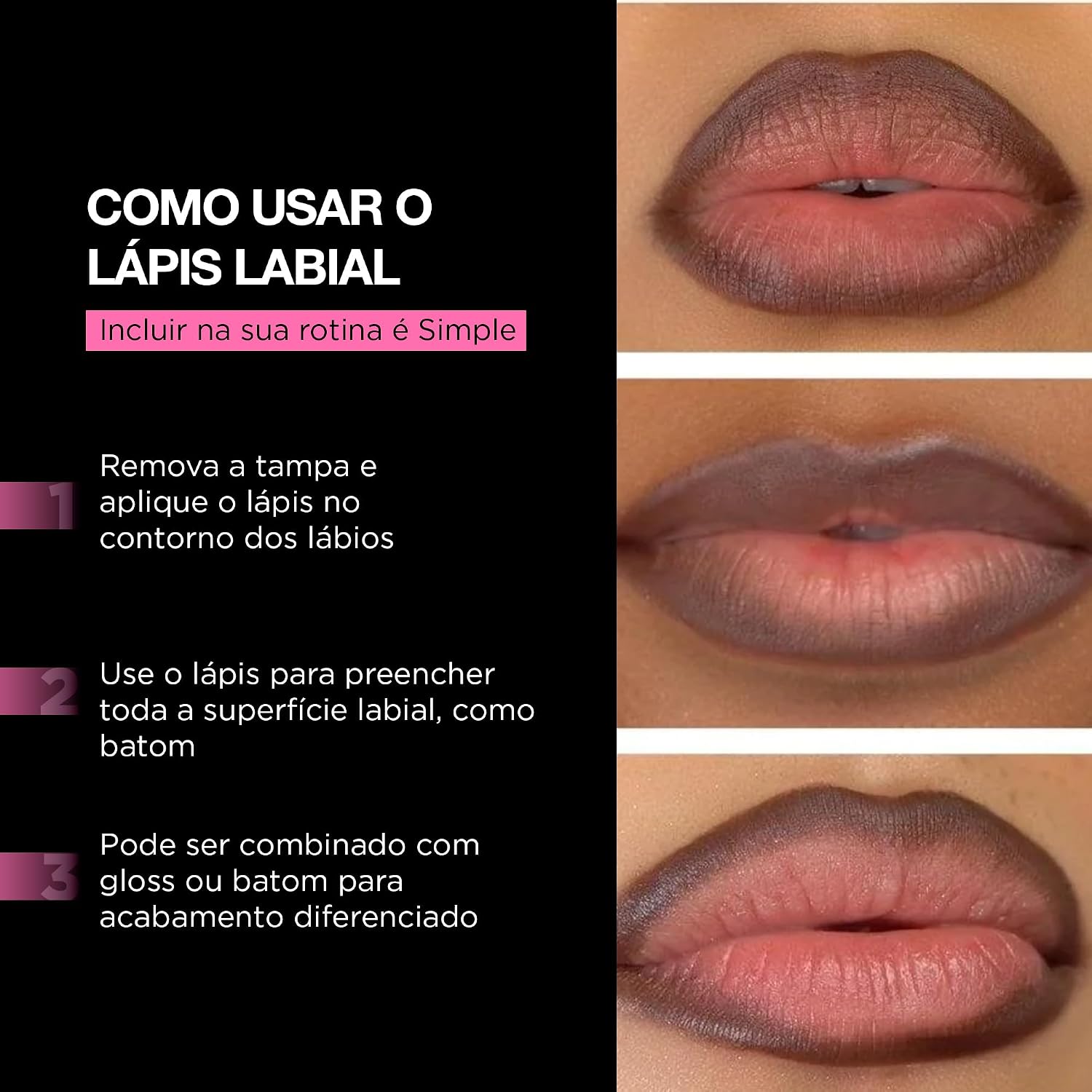 Lápis Labial Soft Matte Marrom Nude Vegano Hidratante People Colour - Imagem 6