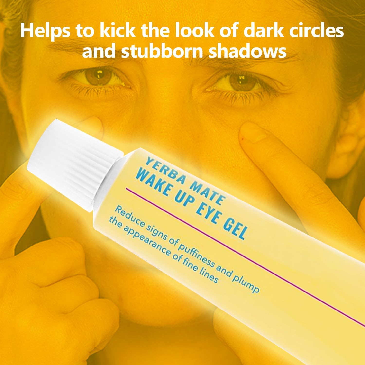 Gel Wake up Eye, creme clareador para olhos com cafeína para olheiras hidratar, minimizar o inchaço, 0,5 ml - Imagem 5